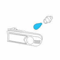 OEM Toyota FJ Cruiser Signal Lamp Bulb Diagram - 99132-21210-75