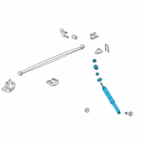 OEM 2019 Toyota Tundra Shock Diagram - 48530-09N96