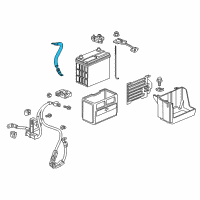 OEM 2016 Honda Civic Cable Assembly Battery E Diagram - 32600-TBA-A00