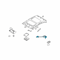 OEM 2008 Infiniti G35 Lamp Assy-Personal Diagram - 26460-JK00A