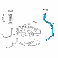 OEM 2013 Buick Encore Filler Pipe Diagram - 95270282