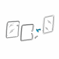 OEM 1997 Ford Ranger Latch Diagram - E6TZ-13303A24-A