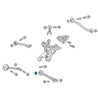 OEM 2018 Honda Clarity Nut, Flange (16MM) Diagram - 90382-TRT-A00