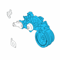 OEM 2004 Chevrolet Corvette Pump Kit, Water Diagram - 89018053