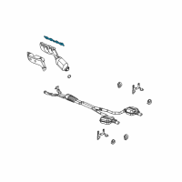 OEM 2005 Cadillac SRX Manifold Gasket Diagram - 12567655