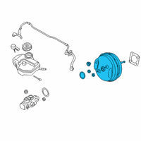 OEM 2018 BMW 540i REPAIR KIT POWER BRAKE UNIT Diagram - 34-33-8-092-746