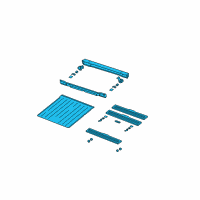 OEM 2003 Jeep Wrangler Pan-Floor Diagram - 55174811AJ