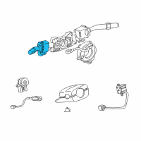 OEM 2003 Toyota Solara Headlamp Switch Diagram - 84140-06110