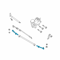 OEM 2018 Ford F-250 Super Duty Outer Tie Rod Diagram - HC3Z-3A131-E