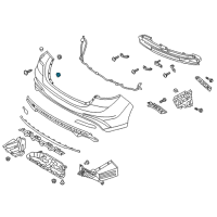OEM 2022 Hyundai Palisade Retainer Diagram - 86848-25000