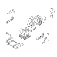 OEM Kia Sedona Warmer-Seat Back Diagram - 884994D011