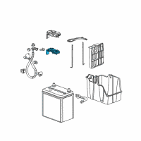 OEM Honda Insight Terminal Assembly Diagram - 38210-TF0-003