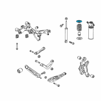 OEM GMC Terrain Upper Insulator Diagram - 13377311