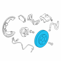 OEM Cadillac CT6 Rotor Diagram - 13529394