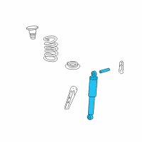 OEM 2007 GMC Acadia Shock Diagram - 25822946