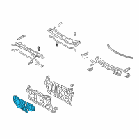 OEM 2008 Lexus ES350 INSULATOR, Dash Panel Diagram - 55223-06080