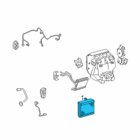 OEM 2016 Toyota Highlander Evaporator Core Diagram - 88501-06240