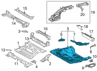 OEM Lexus NX450h+ PANEL SUB-ASSY, RR F Diagram - 58301-78902