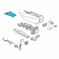 OEM 2020 Buick Regal TourX Front Trim Diagram - 39034354