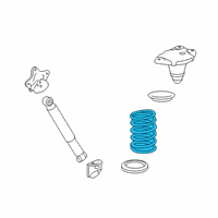 OEM Lexus RX450hL Spring, Coil, RR Diagram - 48231-48691