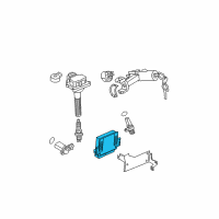 OEM Infiniti Engine Control Module Computer Diagram - 23710-AM608