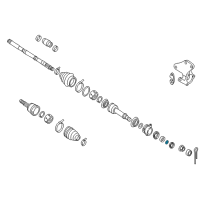 OEM 2013 Nissan Pathfinder Ring Snap C Diagram - 39734-16R00