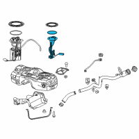 OEM 2020 Jeep Cherokee Fuel PUMP/LEVEL Unit Diagram - 68433938AB