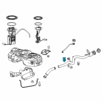 OEM Dodge Dart Clip-Fuel Line Diagram - 6510339AA