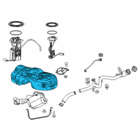 OEM 2021 Jeep Cherokee Fuel Tank Diagram - 68260957AC