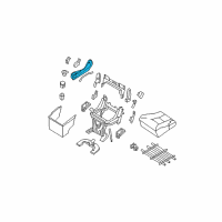 OEM Nissan Cup Holder Assembly Diagram - 88337-ZM10B