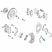 OEM Infiniti QX50 Hose Assembly-Brake Front Diagram - 46210-5NA1C