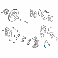 OEM Infiniti QX50 Hose Assembly-Brake Front Diagram - 46210-5NA1D