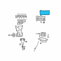 OEM 2016 Jeep Compass Gasket-Cylinder Head Cover Diagram - 4884762AA