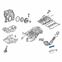 OEM 2017 BMW 320i Sealing Kit, Heat Exchanger Diagram - 11-42-8-591-462