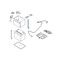 OEM 2014 Nissan NV200 Rod-Battery Fix Diagram - B4425-3LMMA