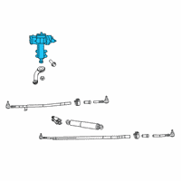 OEM 2022 Jeep Gladiator GEAR-POWER STEERING Diagram - 68551689AA