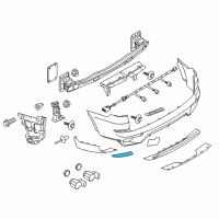 OEM 2012 BMW X5 Reflector Left Diagram - 63-14-7-240-997