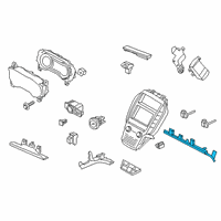 OEM 2019 Lincoln MKC Instrument Panel Lamp Diagram - EJ7Z-14A318-C