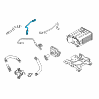 OEM Ford F-250 Super Duty Lower Oxygen Sensor Diagram - HC3Z-9G444-C