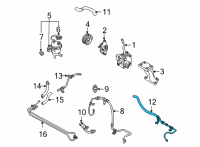 OEM 2006 Mercury Mariner Return Hose Diagram - 6L8Z-3A713-A