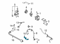 OEM 2002 Ford Escape Connector Hose Diagram - 6L8Z-3A719-C