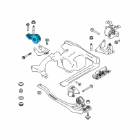 OEM 2009 Ford Escape Rear Mount Diagram - 5L8Z-6068-AE