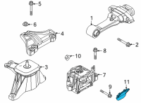 OEM 1994 Hyundai Elantra Rod-Front Door Central Lock Diagram - 81374-28000