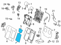 OEM 2022 Lexus NX350 HEATER ASSY, SEAT BA Diagram - 87530-78210