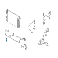 OEM 2016 Lincoln MKX Cooler Pipe Retainer Diagram - F2GZ-7B147-D