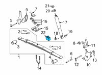 OEM 2021 Ford E-350 Super Duty Bumper Diagram - CC2Z-4730-B