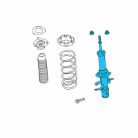 OEM 2011 Infiniti M37 ABSORBER Kit - Shock, Front Diagram - E6110-1MD0B