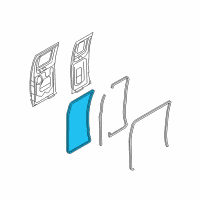 OEM 1994 Ford E-250 Econoline Weatherstrip Diagram - F4UZ-1525324-B