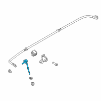 OEM Ford Focus Stabilizer Link Diagram - BV6Z-5C486-A