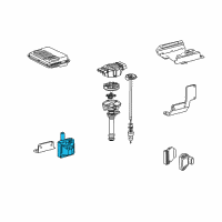 OEM 1997 Chevrolet C2500 Ignition Coil Diagram - 19418996